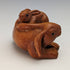 Japanese vintage rabbit parent and child wooden netsuke